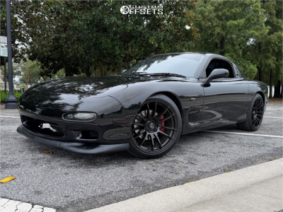 1993 Mazda RX-7 R1 - 18x9.5 38mm - AVID1 Av20 - Coilovers - 255/45R18