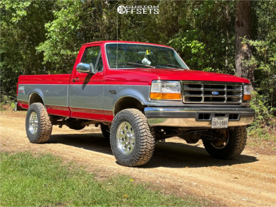 1997 Ford F-250 HD XLT - 17x8 0mm - Pro Comp Heritage - Leveling Kit - 33x12.5