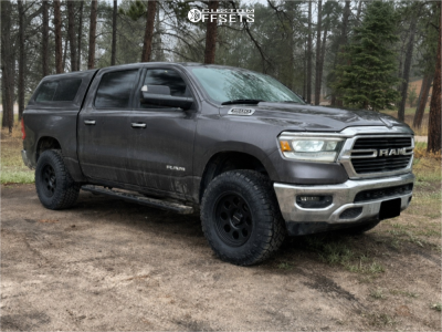 2019 Ram 1500 Big Horn - 18x9 -12mm - Vision Midway - Leveling Kit - 35x12.5