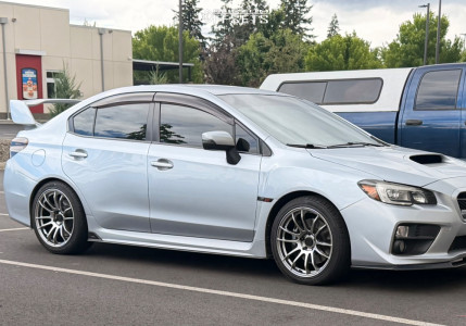 2016 Subaru WRX STI Base - 18x9.5 35mm - AVID1 Av20 - Stock Suspension - 245/40R18