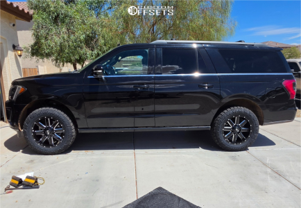 2021 Ford Expedition Max Limited - 20x9 15mm - Ion Bilt Style 141 - Leveling Kit - 275/65R20
