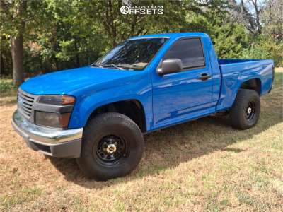 2008 GMC Canyon WT - 15x8 -19mm - Vision D Window - Suspension Lift 2.5" - 31x10.5