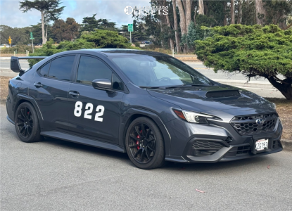 2023 Subaru WRX Base - 18x9.5 38mm - AVID1 Av27 - Coilovers - 285/30R18