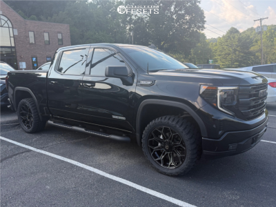 2025 GMC Sierra 1500 Elevation - 22x9 12mm - 4Play 4p83 - Leveling Kit - 33x12.5