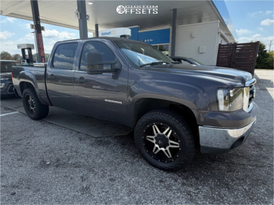 2011 GMC Sierra 1500 SLE - 20x9 18mm - TIS 538mbdt - Leveling Kit - 305/55R20