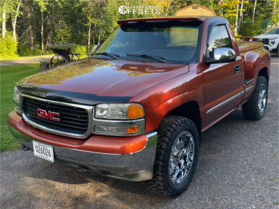2001 GMC Sierra 1500 SLE - 20x9 1mm - Fuel Lockdown - Stock Suspension - 275/55R20