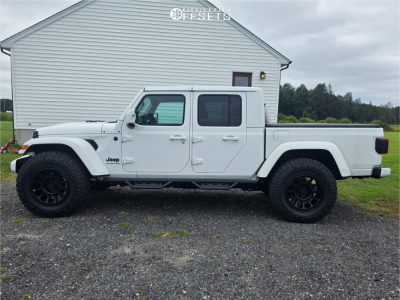 2023 Jeep Gladiator High Altitude - 20x9 12mm - Method Mr709 Hd Bead Grip - Stock Suspension - 37x11.5