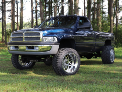 2001 Dodge Ram 2500 Base - 22x14 -76mm - KG1 Forged Veteran - Leveling Kit - 35x13.5