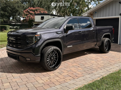 2026 GMC Sierra 1500 Elevation - 24x12 -44mm - Axe Offroad Hades - Suspension Lift 2.5" - 305/35R24