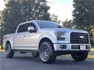 2015 Ford F-150 with 17x8.5 6 Icon Alloys Compression and 285/75R17 ...