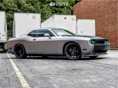 2014 Dodge Challenger with 20x9 25 Niche Misano and 245/40R20