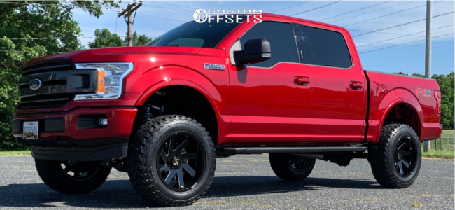 2018 Ford F-150 Wheel Offset Slightly Aggressive Suspension Lift 4