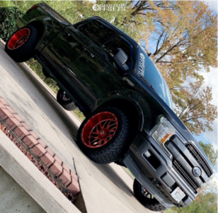 2018 Ford F-150 - 22x12 -44mm - TIS 544RM - Leveling Kit - 33x12.5