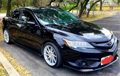 2016 Acura ILX with 18x8.5 35 Aodhan Ah09 and 225/40R18 Federal
