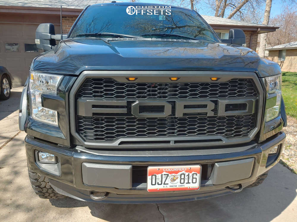 2016 Ford F-150 with 18x9 -12 Ballistic Morax and 285/75R18 Maxxis ...