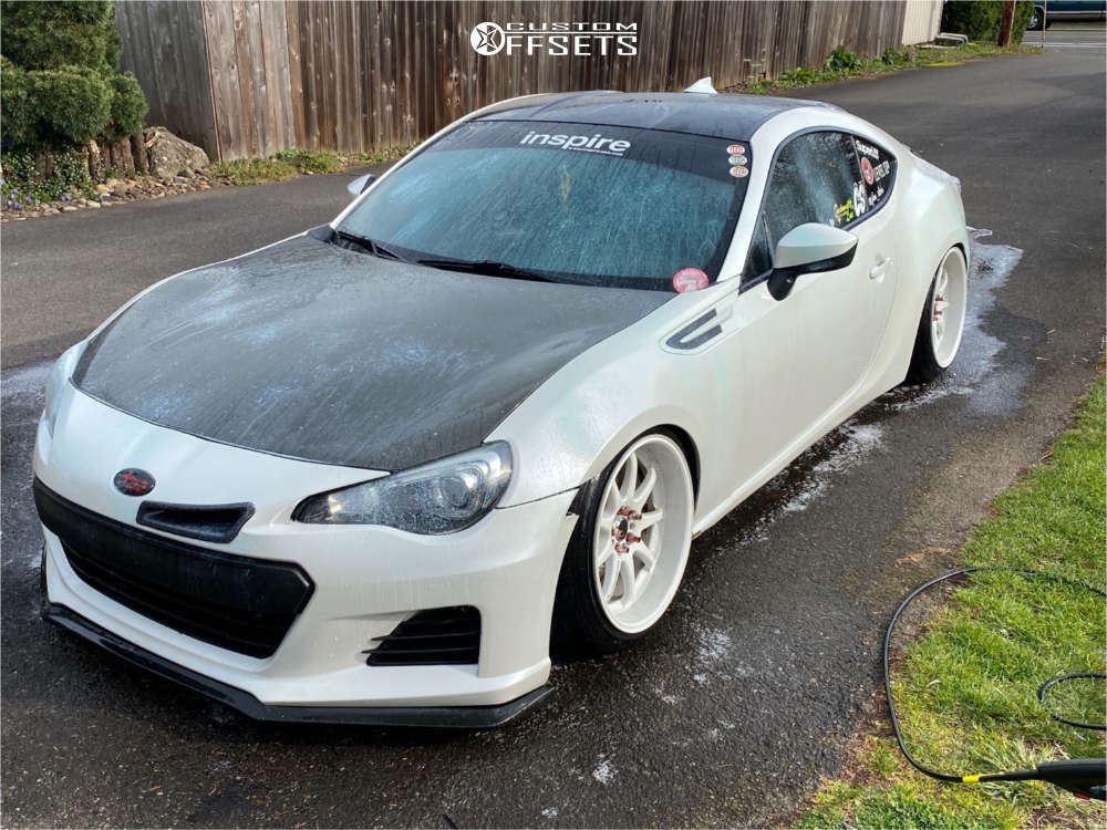 2013 Subaru BRZ with 18x10 38 Work Xd9 and 225/40R18 Federal SS595