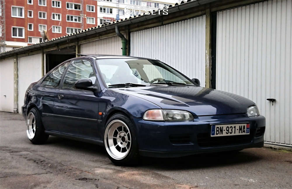1995 Honda Civic with 15x8 10 Rota Shakotan and 165/60R15