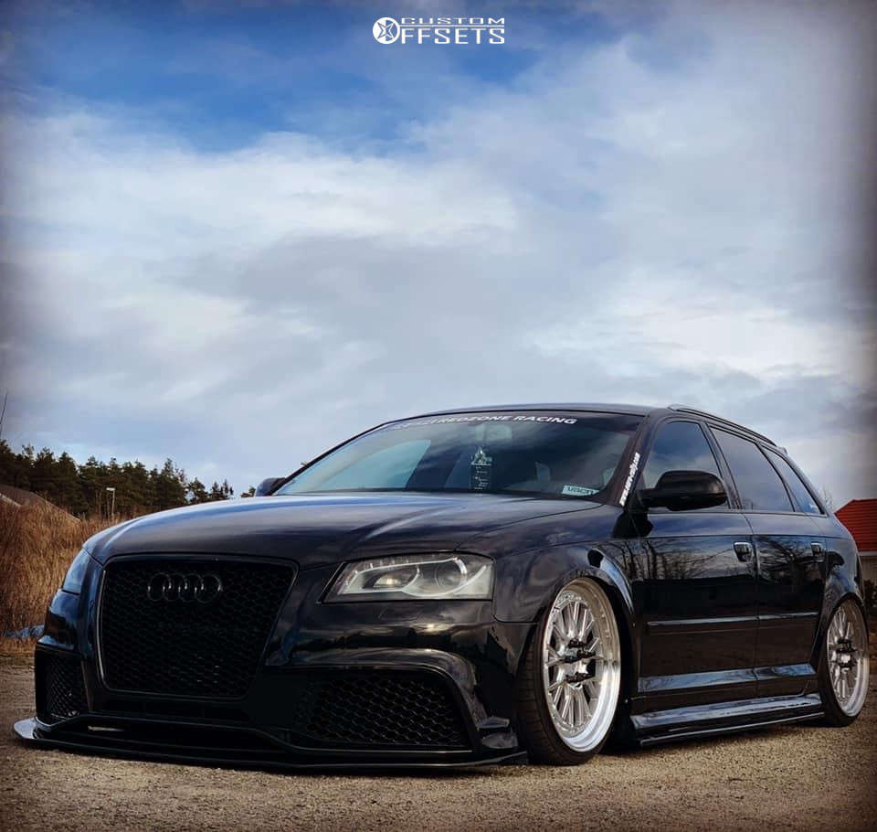 2012 Audi A3 with 19x8.5 45 Raffa Rs03 and 215/35R19 Nankang NS-20 and ...