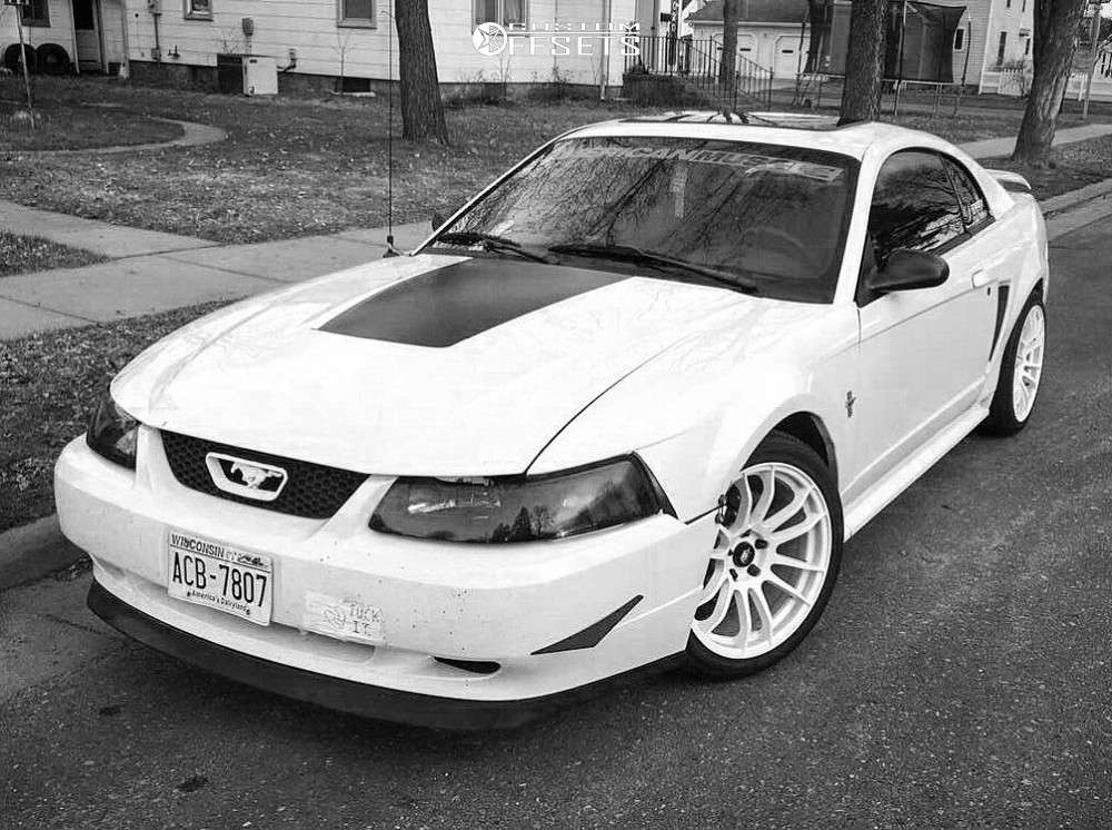 2003 Ford Mustang with 18x8.5 33 MST Mt33 and 235/35R18 Yokohama