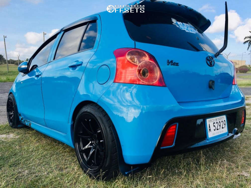 2008 Toyota Yaris with 16x8 30 Volk Ce28n and 205/45R16 Westlake and ...