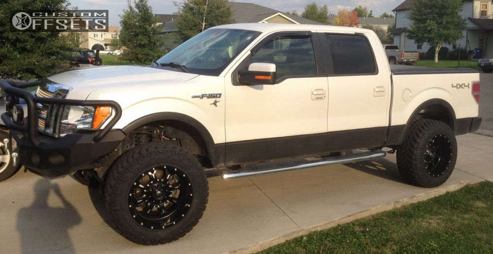 2010 Ford F150 with 20x12 44 Fuel Krank and 35/12.5R20 Nitto Trail