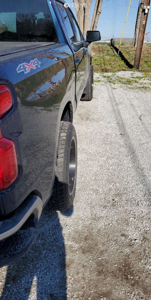 2020 Chevrolet Silverado 1500 with 20x10 25 TIS 544MB and 285/55R20