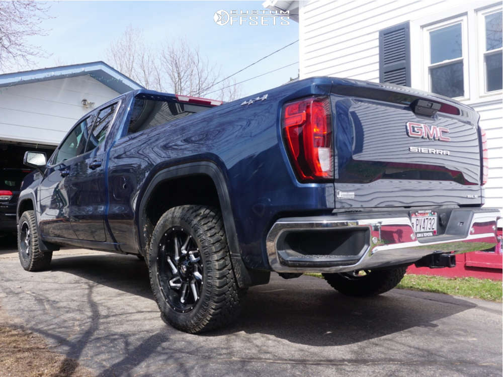2019 GMC Sierra 1500 with 20x9 12 Vision Spyder and 265/60R20 Atturo