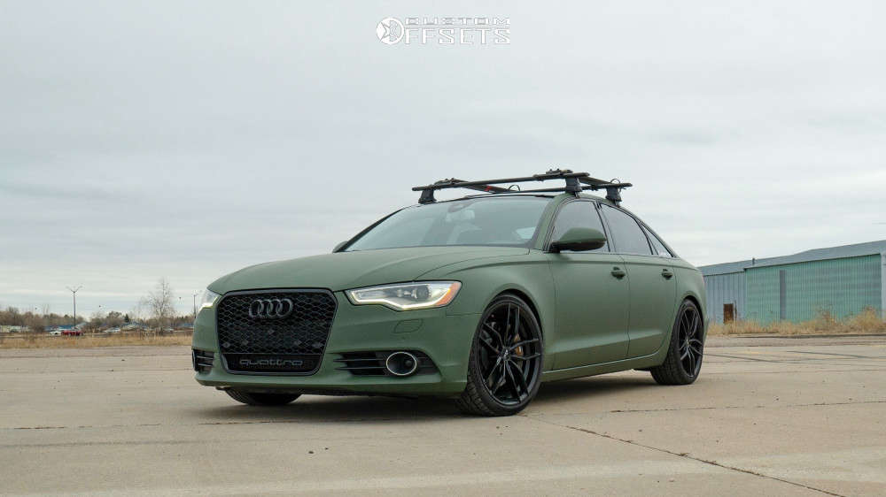 2012 Audi A6 Quattro with 20x8.5 42 Niche Vosso and 255/35R20