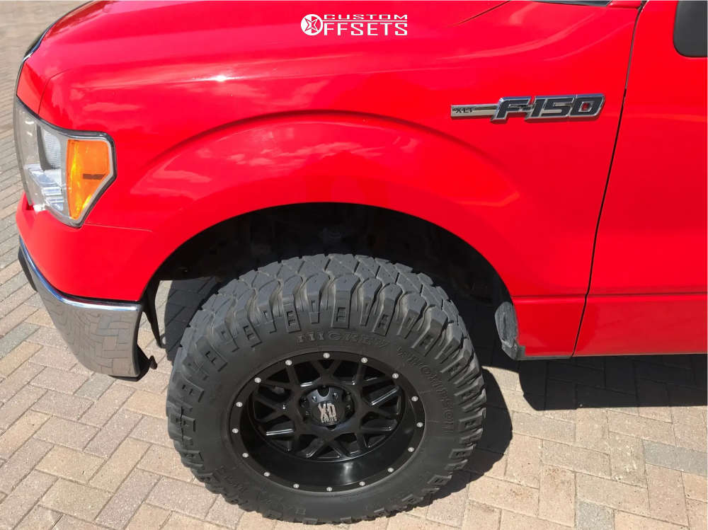 2011 Ford F150 with 18x9 12 XD Grenade and 275/70R18 Mickey Thompson Baja Legend Mtz and