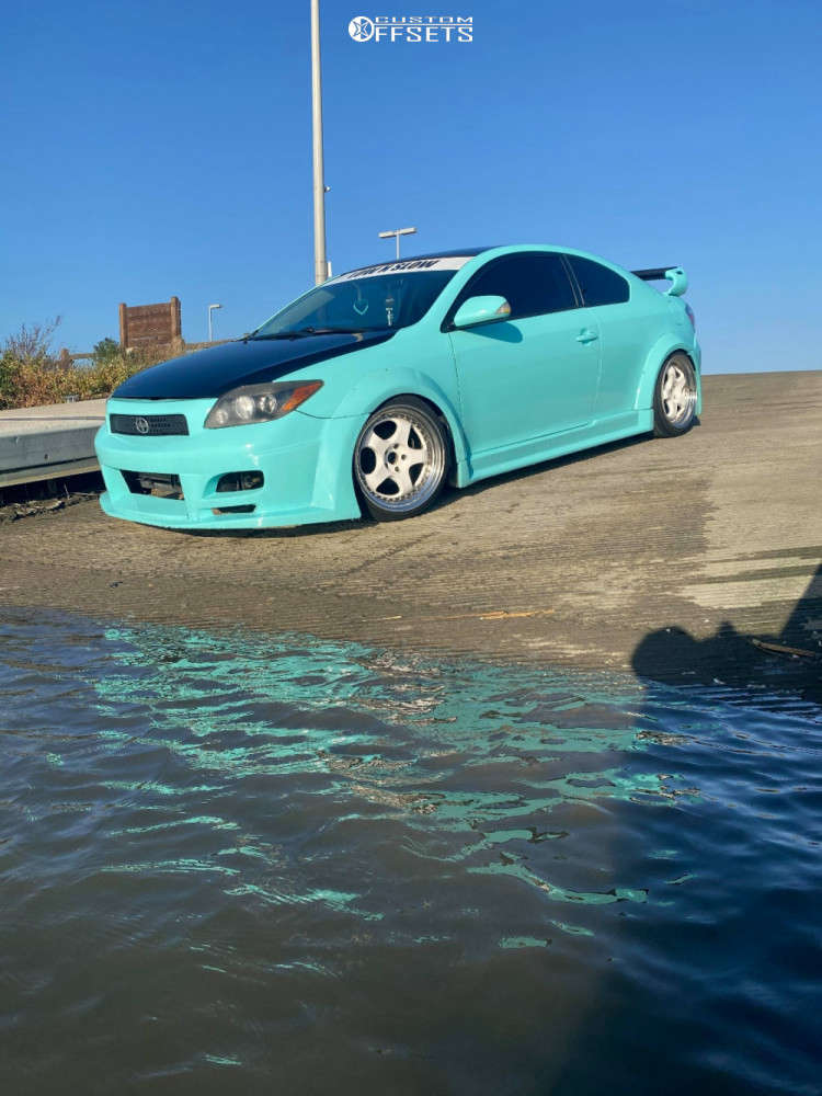 2010 Scion TC with 18x9.5 22 Varrstoen Es6 and 215/40R18 Delinte Ds7 ...