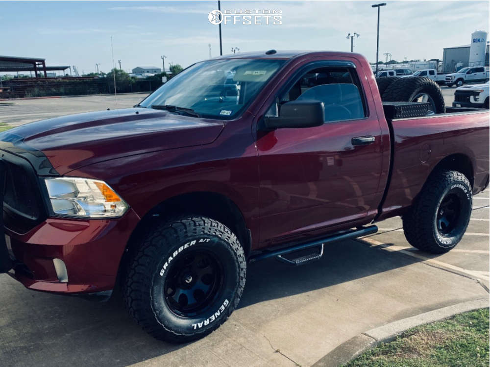 Fuel Enduro 17x9 12 Black D60817908545 Custom Offsets