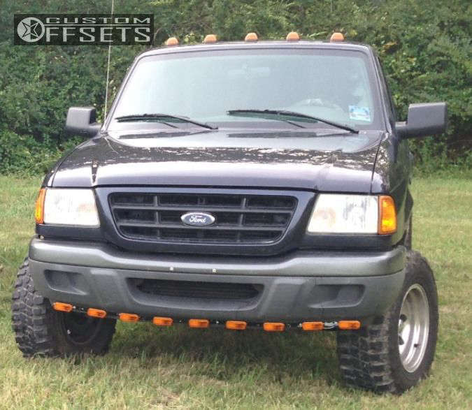 2003 Ford Ranger with 15x8 -30 Axe Offroad 58 and 30/9.5R15 Federal ...