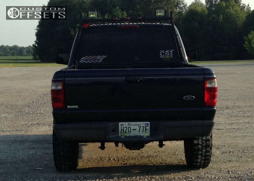 2003 Ford Ranger with 15x8 -30 Axe Offroad 58 and 30/9.5R15 Federal ...