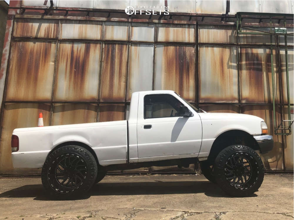 2000 Ford Ranger with 22x14 -76 TIS 544BM and 35/12.5R22 Nitto Trail ...