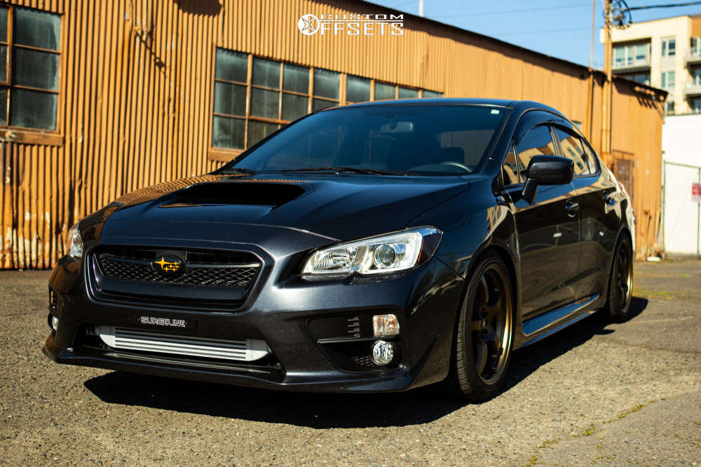 2017 Subaru WRX with 18x9 35 Motegi Mr131 and 245/40R18 Hankook