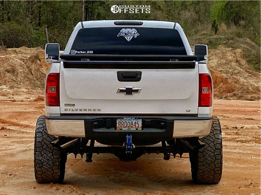 2011 Chevrolet Silverado 1500 with 20x12 44 TIS 544BM and 35/12.5R20