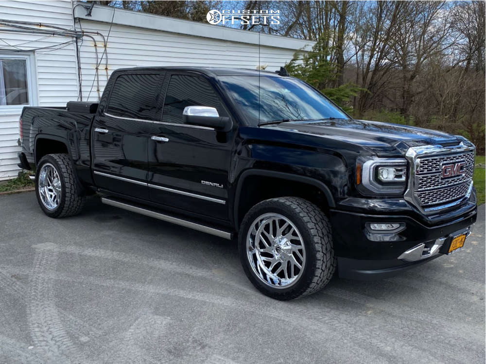 Fuel Triton 22x10 13 Chrome Black D21122008250 Custom Offsets