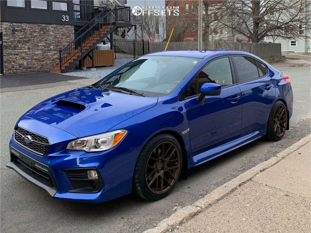 2019 Subaru WRX with 18x9.5 35 Aodhan Ah-x and 245/40R18 Nitto Neo