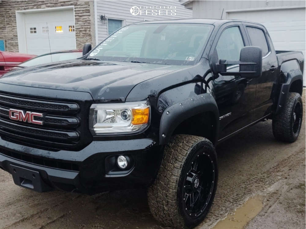 2019 GMC Canyon with 20x10 24 Anthem OffRoad Instigator and 285/50R20 Nitto Terra Grappler G2