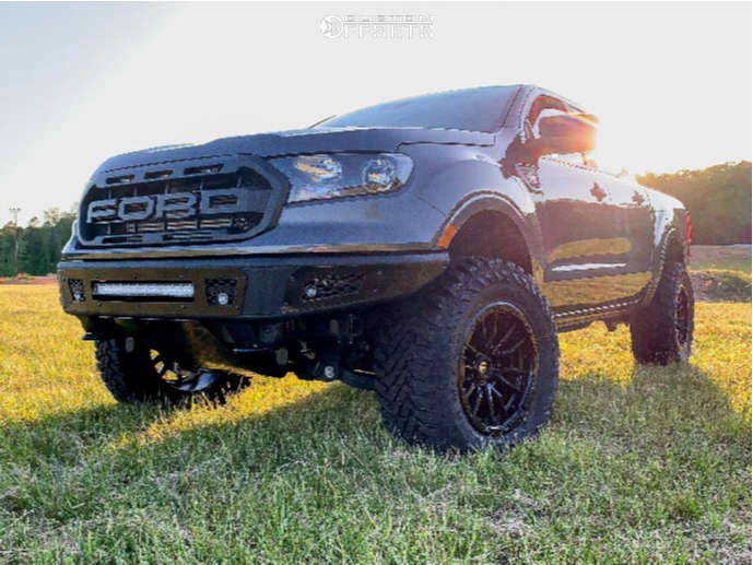 2019 Ford Ranger with 18x9 -12 Fuel Rebel and 33/12.5R18 Yokohama