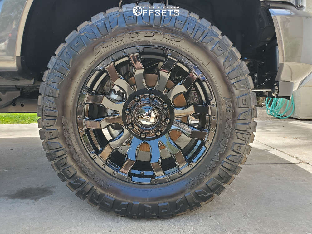 2020 Ford F-350 Super Duty with 20x9 20 Fuel Blitz and 35/12.5R20 Nitto ...
