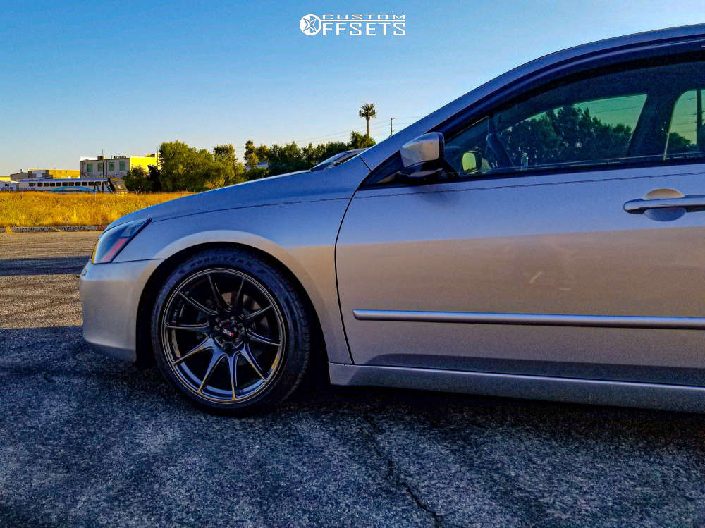 2007 Honda Accord with 18x9 35 XXR 527 and 235/40R18 Goodyear Eagle
