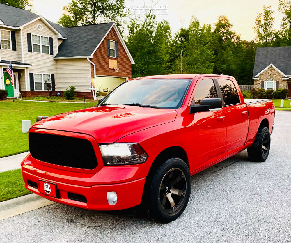 2019 Ram 1500 Classic with 20x10 18 Fuel Beast and 305/50R20 Nitto
