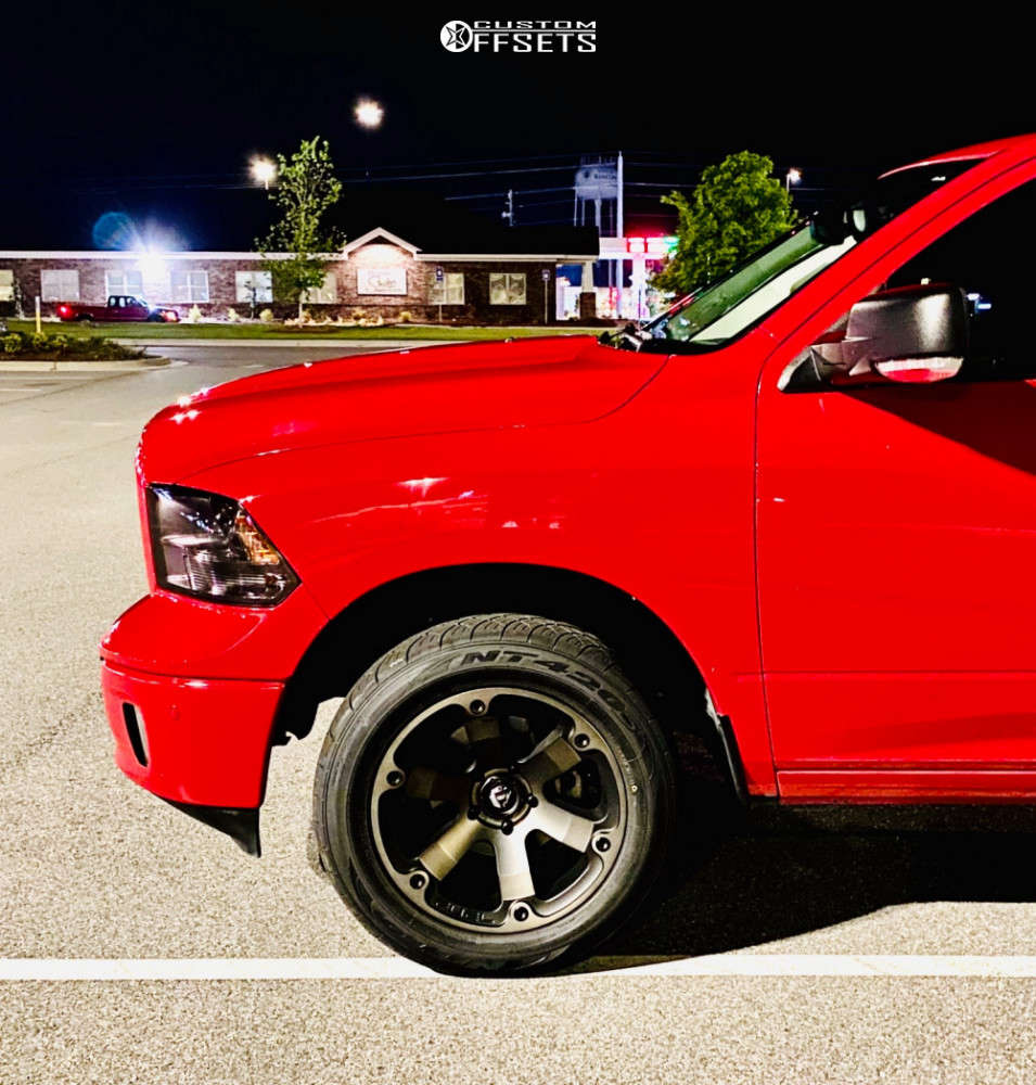 2019 Ram 1500 Classic with 20x10 18 Fuel Beast and 305/50R20 Nitto