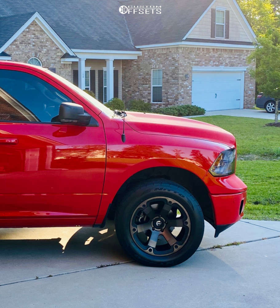 2019 Ram 1500 Classic with 20x10 18 Fuel Beast and 305/50R20 Nitto