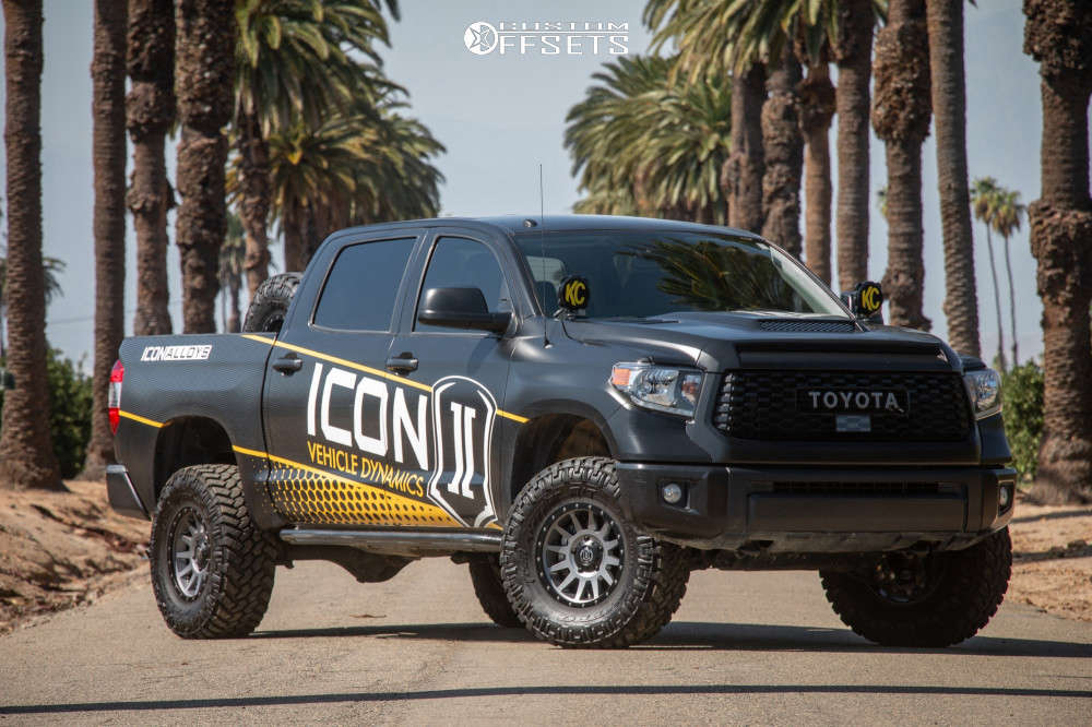 2019 Toyota Tundra with 17x8.5 25 Icon Alloys Compression