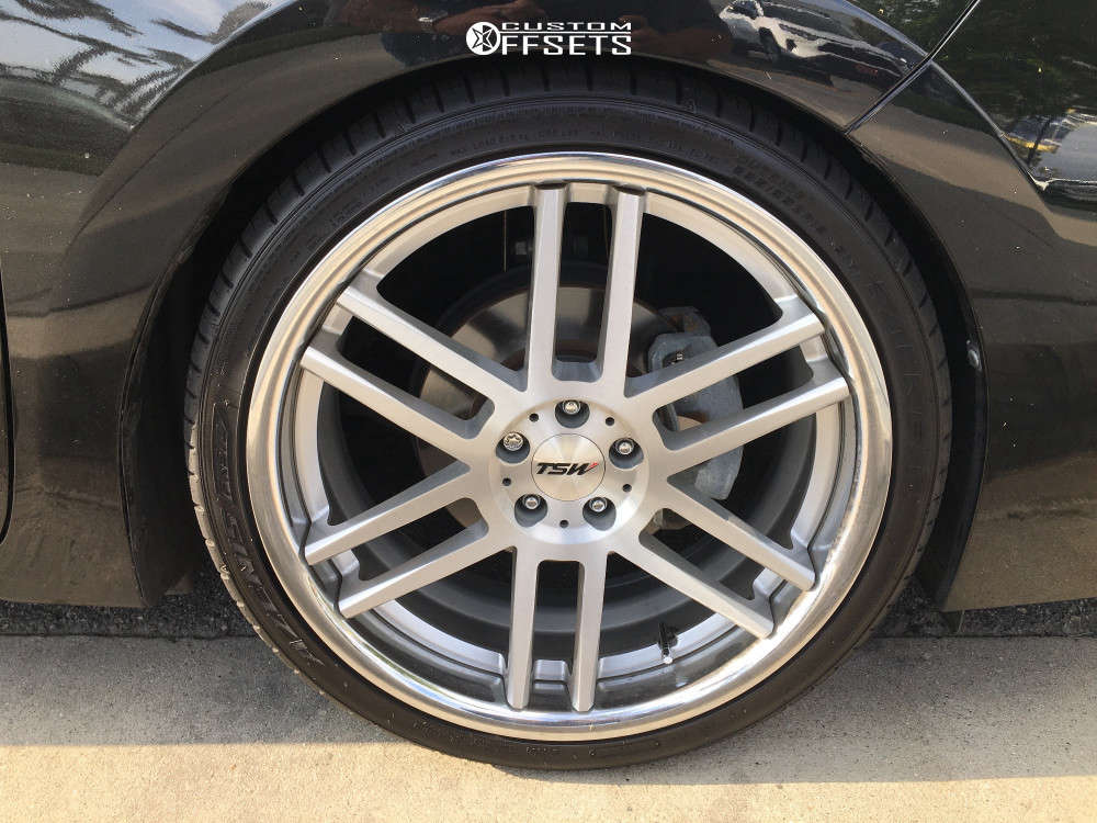 2017 Toyota Corolla with 19x8 35 TSW Rouen and 235/35R19 Falken Azenis ...