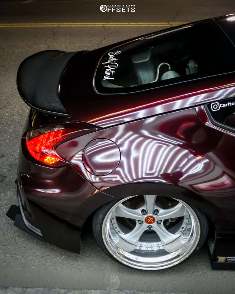 2013 Nissan 370Z with 19x10 2 Work VS KF and 235/35R19 Firestone ...