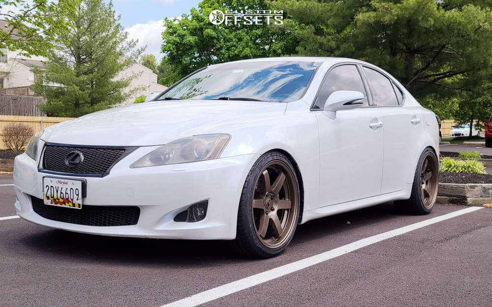 2009 Lexus IS250 with 19x8.5 30 JNC JNC014 and 225/40R19 Achilles