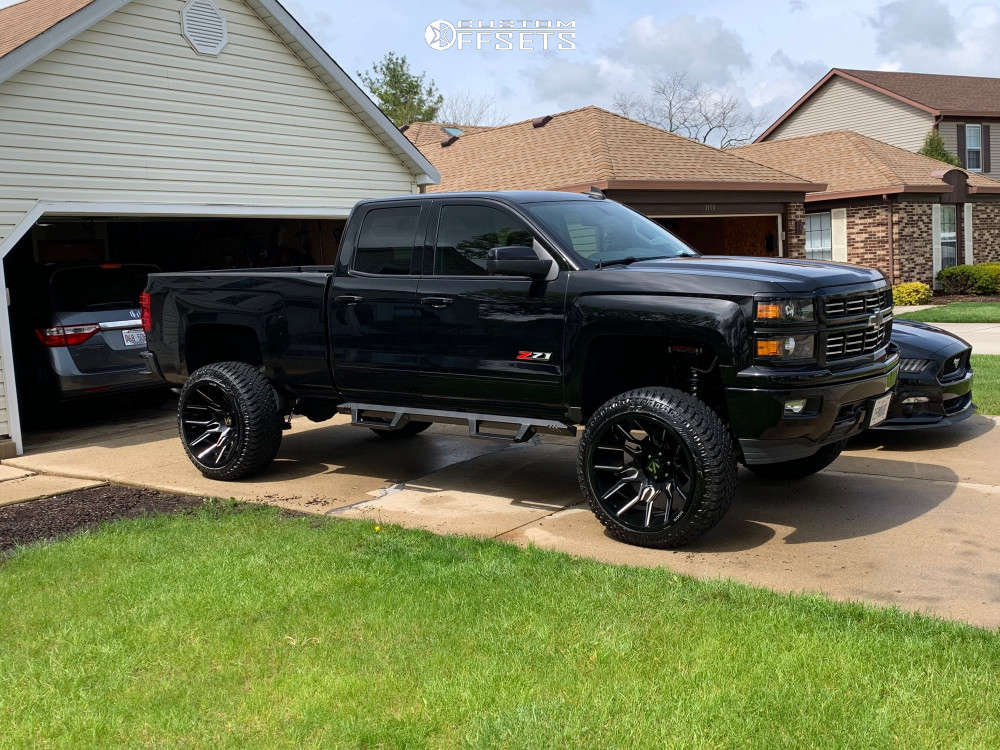 ARKON OFFROAD Roosevelt 24x14 81 Black Milled K13124401743 Custom